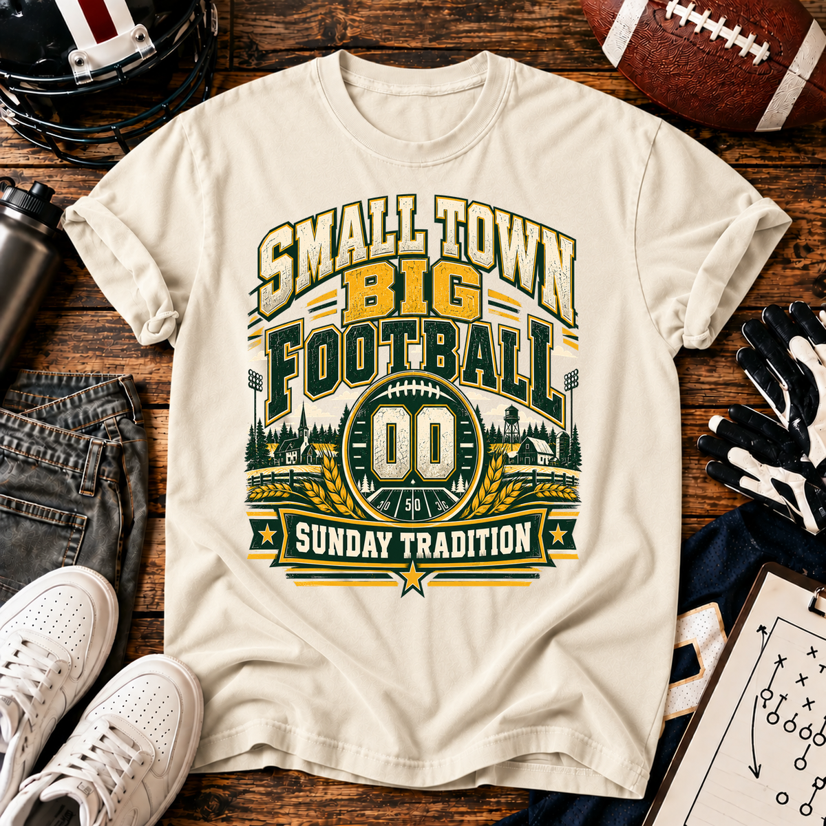 Small Town Big Football T-shirt