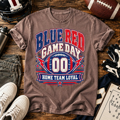 Blue Red Game Day T-shirt