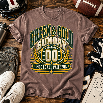 Green Gold Sunday T-shirt