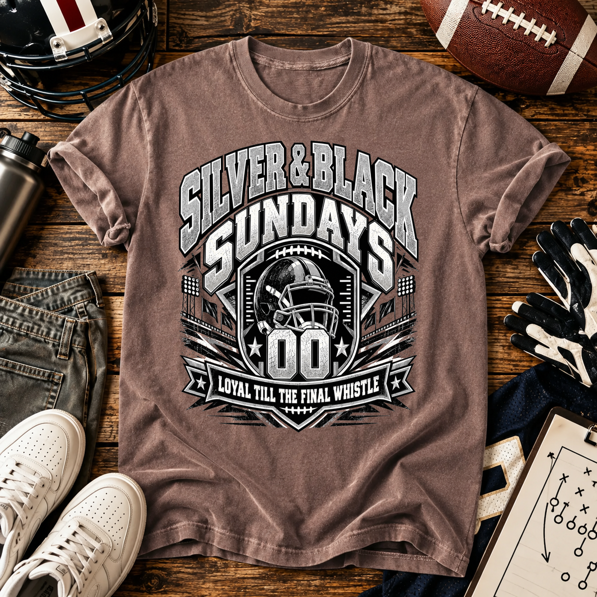 Silver Black Sundays T-Shirt