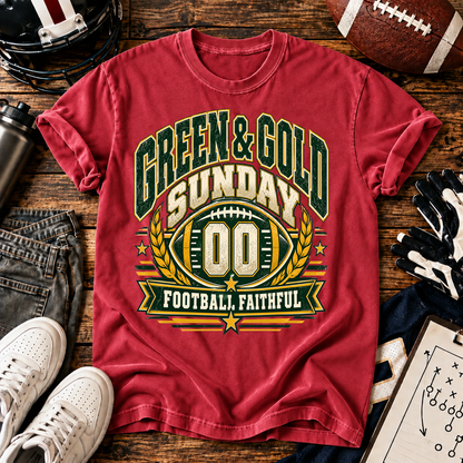 Green Gold Sunday T-shirt