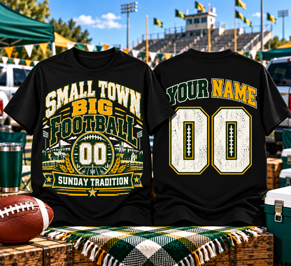 Small Town Big Football T-shirt