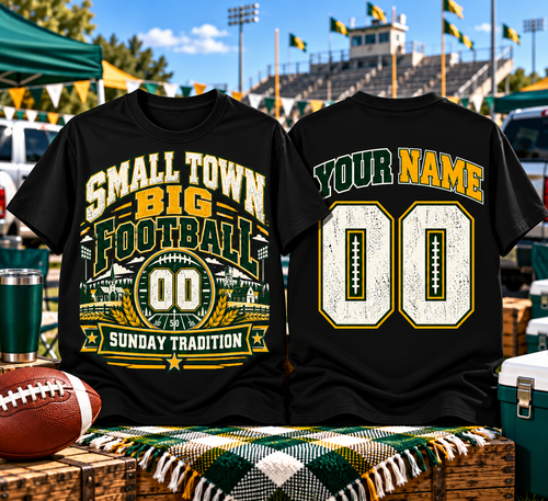 Small Town Big Football T-shirt