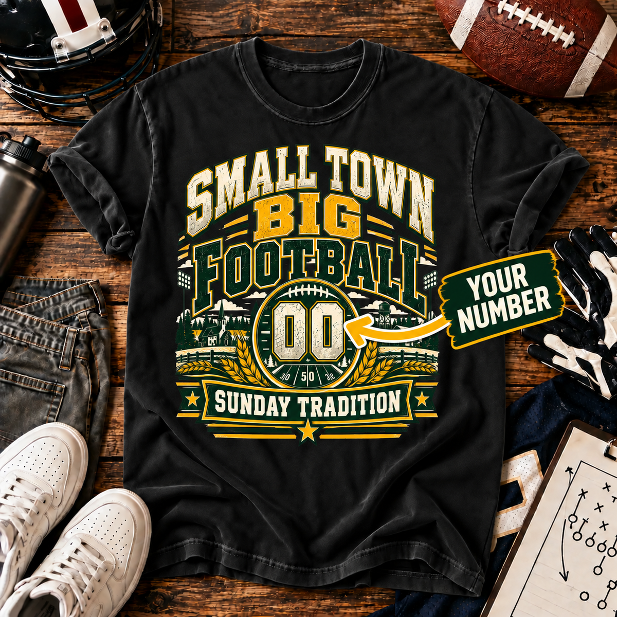 Small Town Big Football T-shirt
