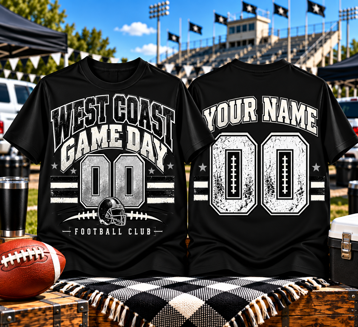 West Coast Game Day T-shirt