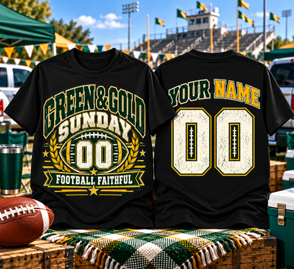 Green Gold Sunday T-shirt